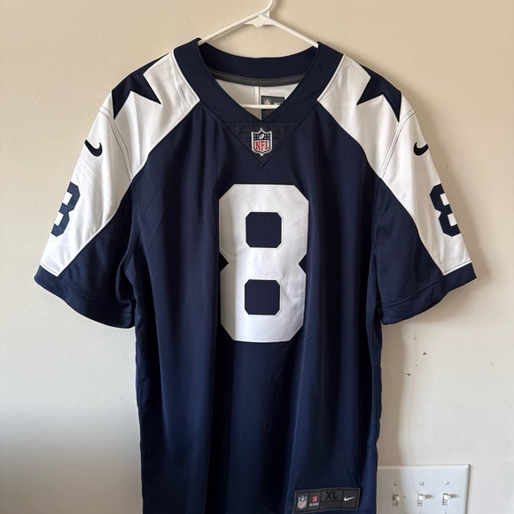 NFL Navy and White Men's Jersey
